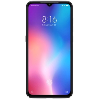 Xiaomi Mi 9 (Mi 9 Explorer) Nillkin Frosted Shield juodas plastikinis dėklas / Priedai.lt