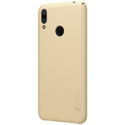 Huawei Y7 2019 (Y7 Prime 2019) Nillkin Frosted Shield auksinis plastikinis dėklas / Priedai.lt