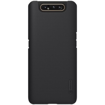Samsung Galaxy A80 (A805F) Nillkin Frosted Shield juodas plastikinis dėklas / Priedai.lt