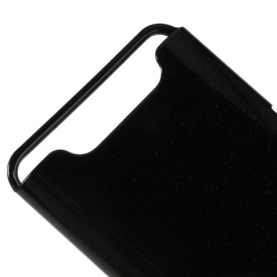 Samsung Galaxy A80 (A805F) Mercury juodas kieto silikono (TPU) dėklas / Priedai.lt