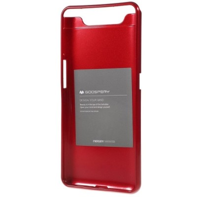 Samsung Galaxy A80 (A805F) Mercury raudonas kieto silikono (TPU) dėklas / Priedai.lt