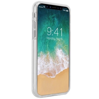 Apple iPhone X (iPhone Xs) Mercury skaidrus kieto silikono TPU dėklas - nugarėlė / Priedai.lt