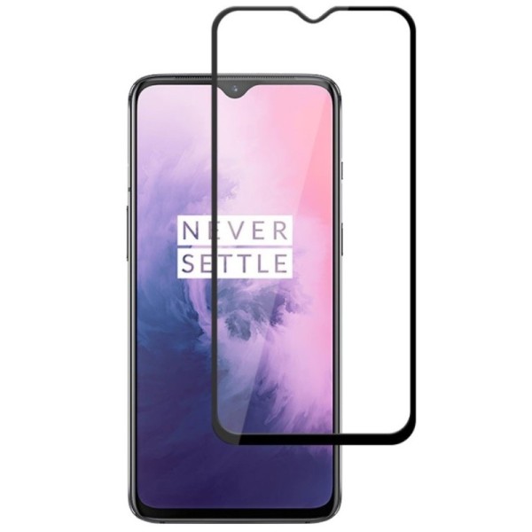 „Mocolo“ Tempered Glass kaitsev ekraaniklaas 0.26 mm - must (OnePlus 7)