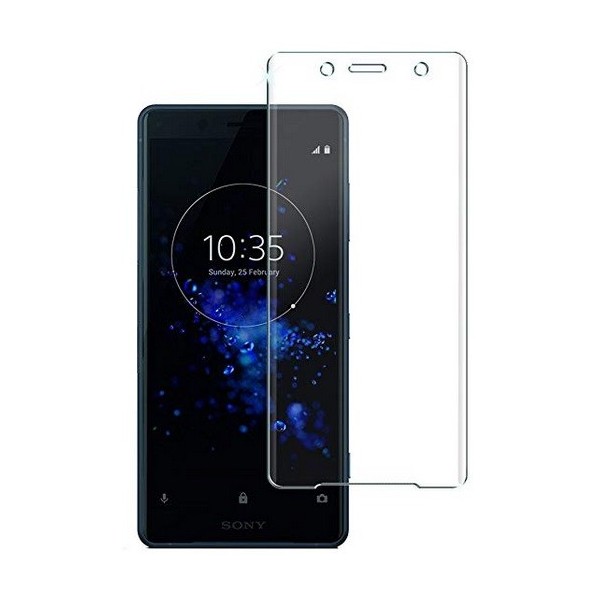 „Imak“ Tempered Glass täielik katvus kaitsev ekraaniklaas 0.2 mm - läbipaistev (Xperia XZ2 Compact)
