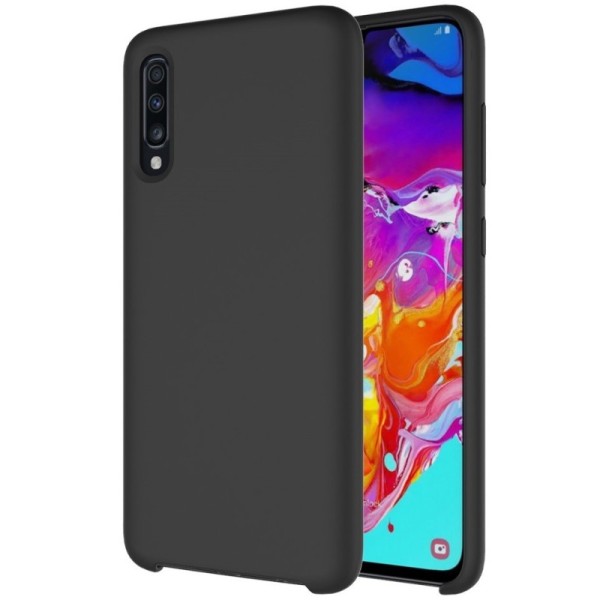Kõva silikoon (TPU) kaaned - must (Galaxy A70)
