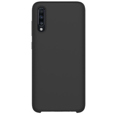 Samsung Galaxy A70 (A705F) kieto silikono TPU juodas dėklas - nugarėlė / Priedai.lt