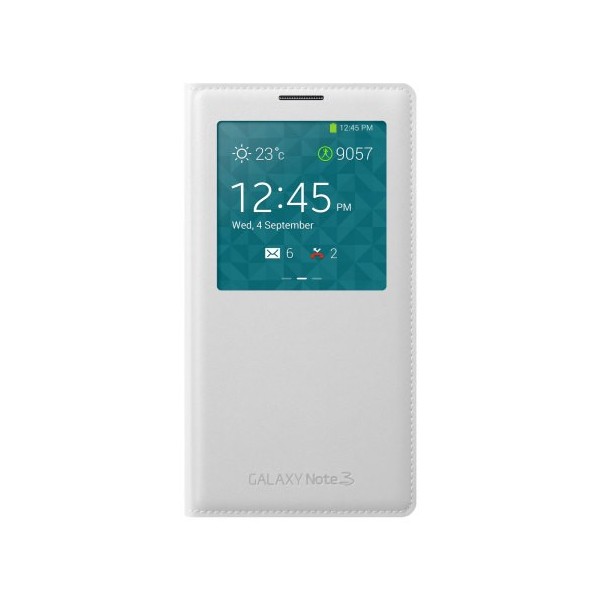 „Samsung“ S View Cover tahke kaaned - valge (Galaxy Note 3)
