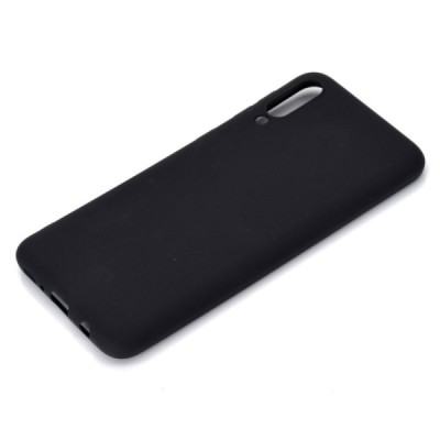 Samsung Galaxy A70 (A705F) juodas kieto silikono TPU ploniausias pasaulyje dėklas - nugarėlė / Priedai.lt