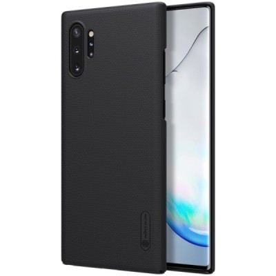Nillkin Frosted Shield Samsung Galaxy Note 10+ (N975F) juodas plastikinis dėklas / Priedai.lt