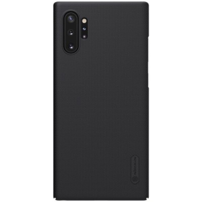 Nillkin Frosted Shield Samsung Galaxy Note 10+ (N975F) juodas plastikinis dėklas / Priedai.lt
