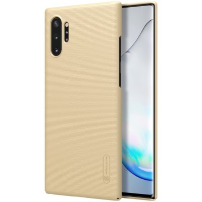 Nillkin Frosted Shield Samsung Galaxy Note 10+ (N975F) auksinis plastikinis dėklas / Priedai.lt