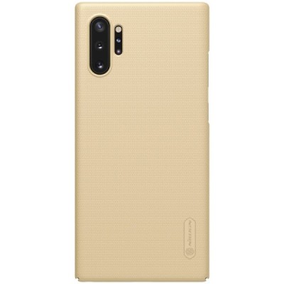 Nillkin Frosted Shield Samsung Galaxy Note 10+ (N975F) auksinis plastikinis dėklas / Priedai.lt
