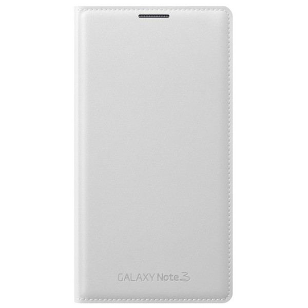 „Samsung“ Flip Wallet tahke kaaned - valge (Galaxy Note 3)