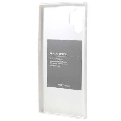 Samsung Galaxy Note 10+ (N975F) Mercury baltas kieto silikono tpu dėklas - nugarėlė / Priedai.lt