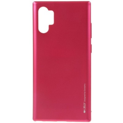 Samsung Galaxy Note 10+ (N975F) Mercury tamsiai rožinis kieto silikono tpu dėklas - nugarėlė / Priedai.lt