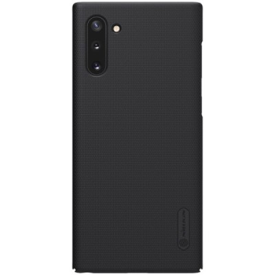 Nillkin Frosted Shield Samsung Galaxy Note 10 (N970F) juodas plastikinis dėklas / Priedai.lt