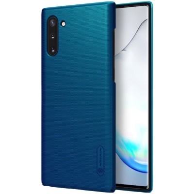 Nillkin Frosted Shield Samsung Galaxy Note 10 (N970F) mėlynas plastikinis dėklas / Priedai.lt