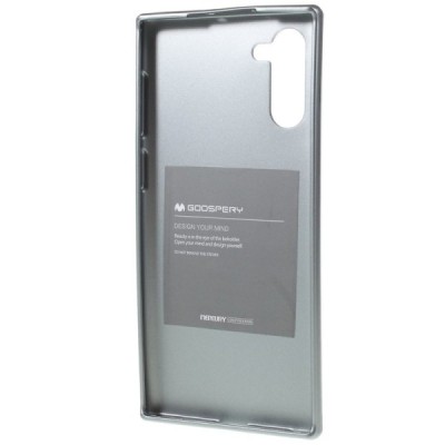 Samsung Galaxy Note 10 (N970F) Mercury pilkas kieto silikono tpu dėklas - nugarėlė / Priedai.lt