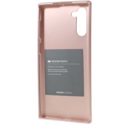 Samsung Galaxy Note 10 (N970F) Mercury šviesiai rožinis kieto silikono tpu dėklas - nugarėlė / Priedai.lt