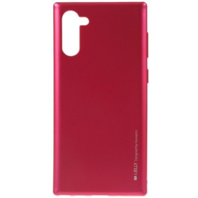 Samsung Galaxy Note 10 (N970F) Mercury tamsiai rožinis kieto silikono tpu dėklas - nugarėlė / Priedai.lt