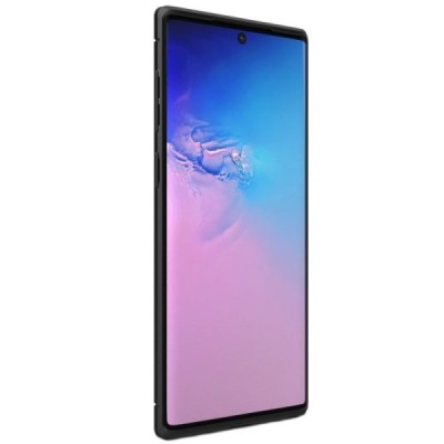 Samsung Galaxy Note 10 (N970F) „Carbon“ kieto silikono TPU juodas dėklas - nugarėlė / Priedai.lt