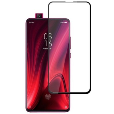 Xiaomi Mi 9T „Mocolo“ 9H Tempered Glass sustiprintos apsaugos juodas pilnai dengiantis apsauginis ekrano stiklas 0,26 mm / Pried