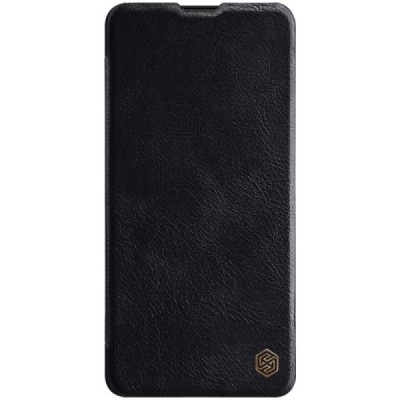 Prabangus „Nillkin“ Qin serijos juodas odinis atverčiamas Xiaomi Mi 9T dėklas / Priedai.lt