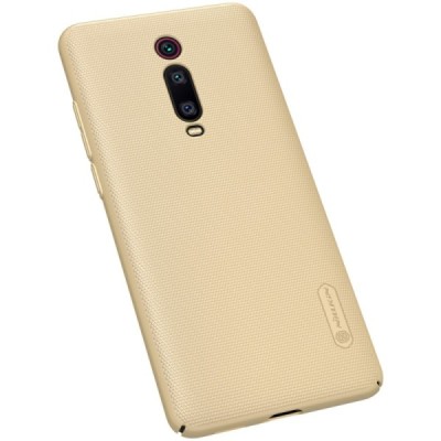 Xiaomi Mi 9T (Mi 9T Pro) Nillkin Frosted Shield auksinis plastikinis dėklas | Priedai.lt