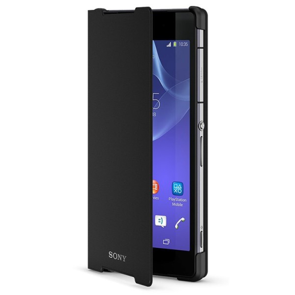 „Sony“ Style Cover Stand tahke kaaned - must (Xperia Z2)