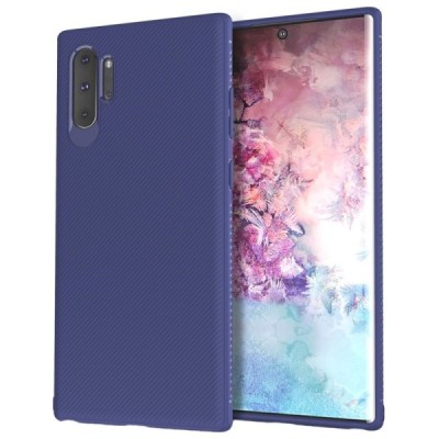 Samsung Galaxy Note 10+ (N975F) „Lenuo“ kieto silikono TPU mėlynas dėklas - nugarėlė / Priedai.lt