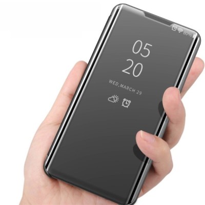 Samsung Galaxy Note 10 (N970F) plastikinis atverčiamas juodas dėklas / Priedai.lt