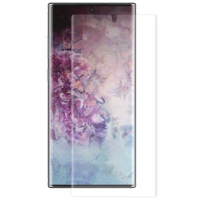 Samsung Galaxy Note 10+ (N975F) skaidri apsauginė pilnai dengianti ekrano plėvelė / Priedai.lt