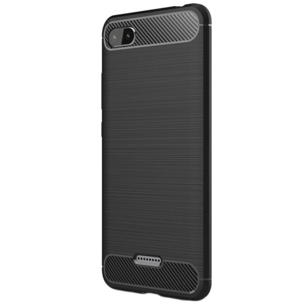„Carbon“ Kõva silikoon (TPU) kaaned - must (Redmi 7A)