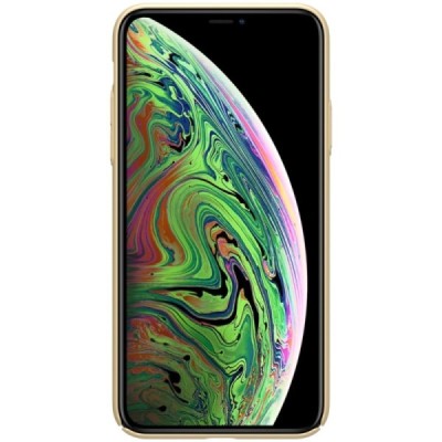 Nillkin Frosted Shield Apple iPhone 11 auksinis plastikinis dėklas / Priedai.lt