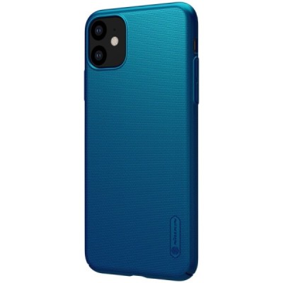 Nillkin Frosted Shield Apple iPhone 11 mėlynas plastikinis dėklas / Priedai.lt