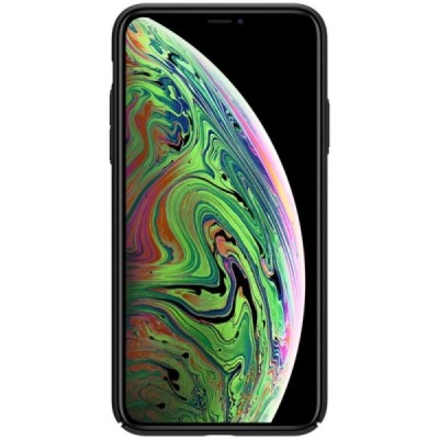 Nillkin Frosted Shield Apple iPhone 11 Pro Max juodas plastikinis dėklas / Priedai.lt