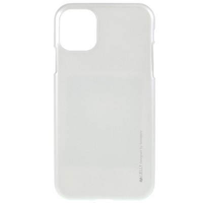 Apple iPhone 11 Pro Max Mercury sidabrinis kieto silikono TPU dėklas - nugarėlė / Priedai.lt