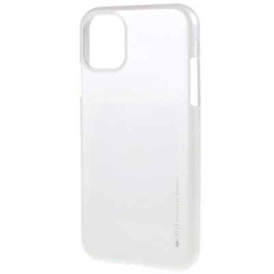 Apple iPhone 11 Pro Max Mercury sidabrinis kieto silikono TPU dėklas - nugarėlė / Priedai.lt