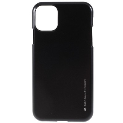 Apple iPhone 11 Mercury juodas kieto silikono TPU dėklas - nugarėlė / Priedai.lt