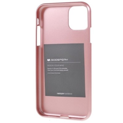 Apple iPhone 11 Mercury šviesiai rožinis kieto silikono TPU dėklas - nugarėlė / Priedai.lt