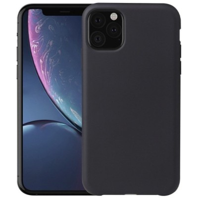 Apple iPhone 11 Pro kieto silikono TPU juodas dėklas - nugarėlė / Priedai.lt
