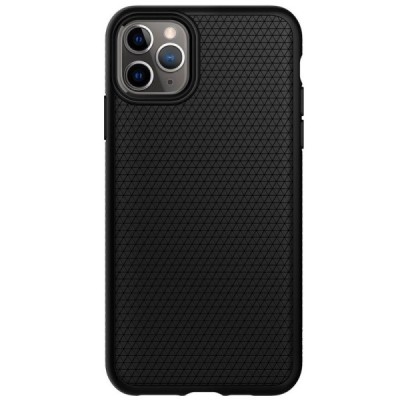 „Spigen“ Liquid Air Apple iPhone 11 Pro juodas kieto silikono dėklas / Priedai.lt