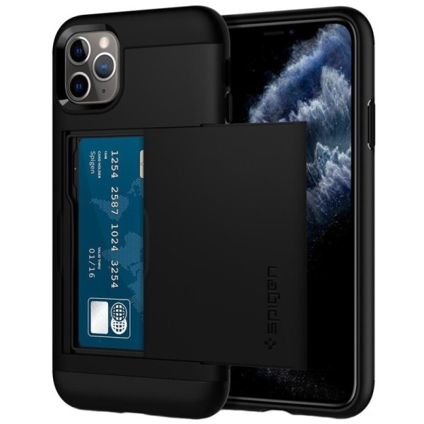„Spigen“ Slim Armor CS kaaned - must (iPhone 11 Pro)