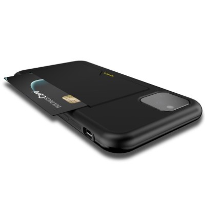 „Dux Ducis“ Pocard Apple iPhone 11 Pro Max juodas kieto silikono dėklas / Priedai.lt