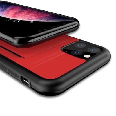 „Dux Ducis“ Pocard Apple iPhone 11 Pro Max raudonas kieto silikono dėklas / Priedai.lt