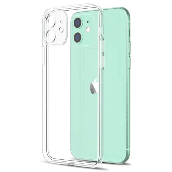 Kõva silikoon (TPU) kaaned - läbipaistev (iPhone 11)