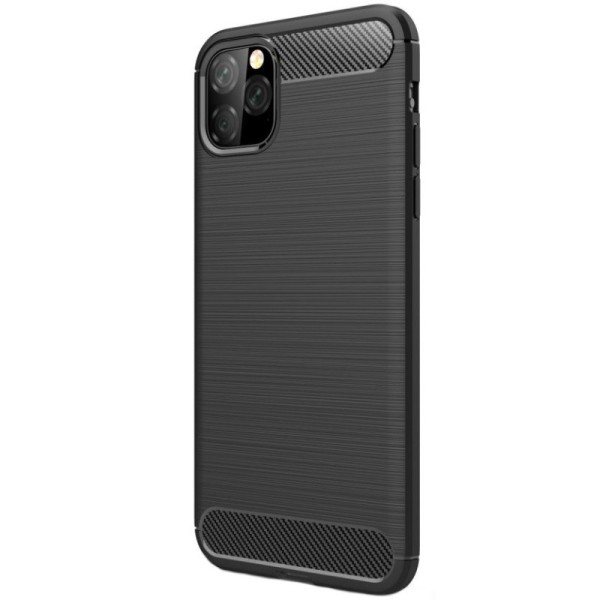 „Carbon“ Kõva silikoon (TPU) kaaned - (iPhone 11 Pro Max)