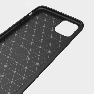 Apple iPhone 11 Pro Max kieto silikono TPU juodas dėklas - nugarėlė / Priedai.lt
