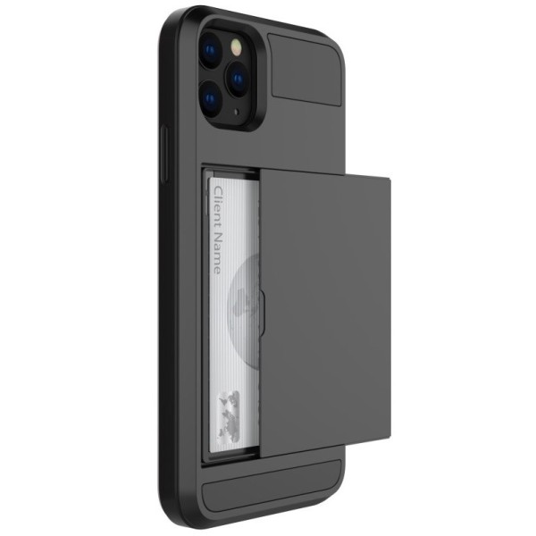 „Sliding“ Card Holder kaaned - must (iPhone 11 Pro)