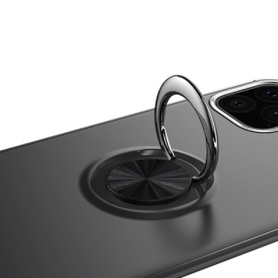 Apple iPhone 11 Pro „FOCUS“ Kickstand kieto silikono TPU juodas dėklas - nugarėlė / Priedai.lt